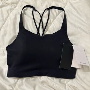 Nike Swoosh Luxe Dri-fit Strappy Bra Medium Support